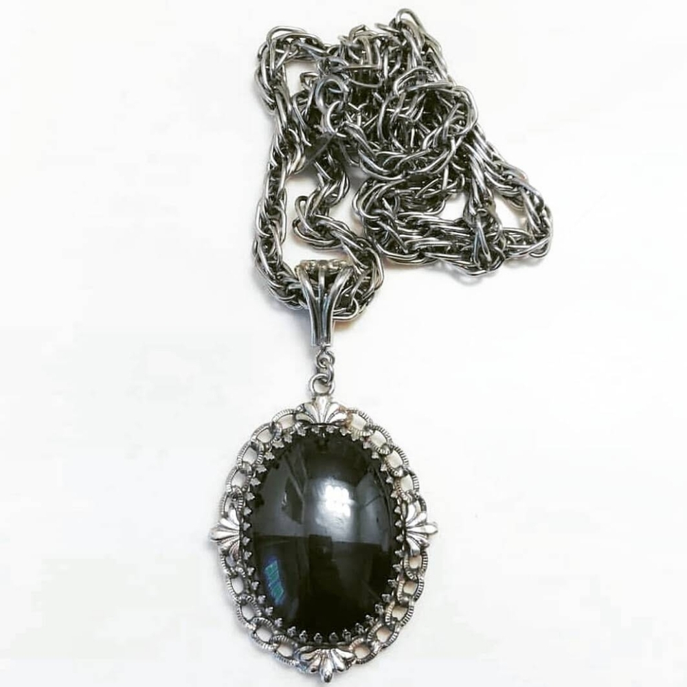 Vintage Whiting & Davis Pendant
